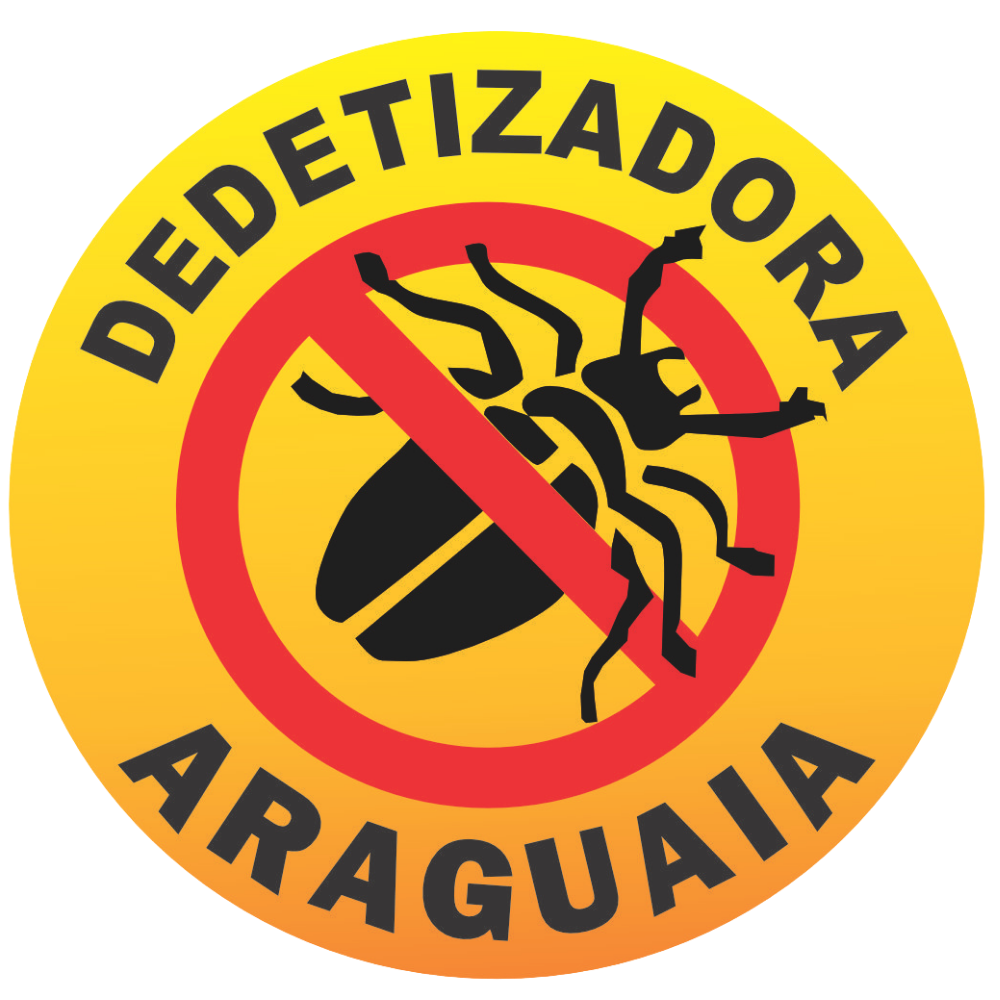 Logo dedetizadora araguaia símbolo controle de pragas